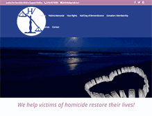 Tablet Screenshot of justiceforhomicidevictims.org